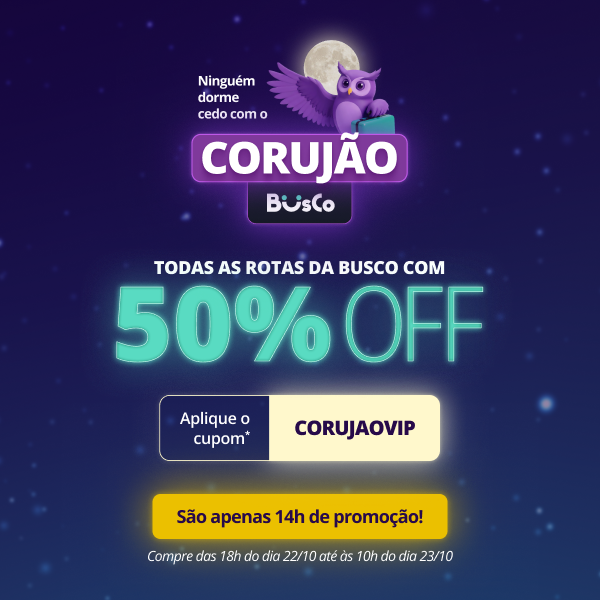 Coruj&atilde;o da Busco com 50% off